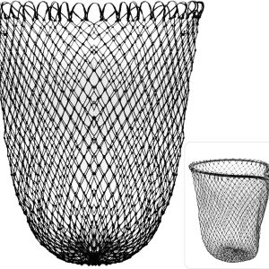 Dovesun Fishing Net Fish Landing Net Foldable Fishing Replacement Net for Freshwater Saltwater Fishing Net Replacement Netting Green/Black 2 Colors Handle/Frame Not Included